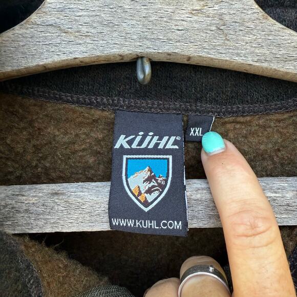 Kuhl Alfpaca Fleece Full Zip Jacket Pockets Hiking Adventure Gorpcore XXL - Picture 3 of 9